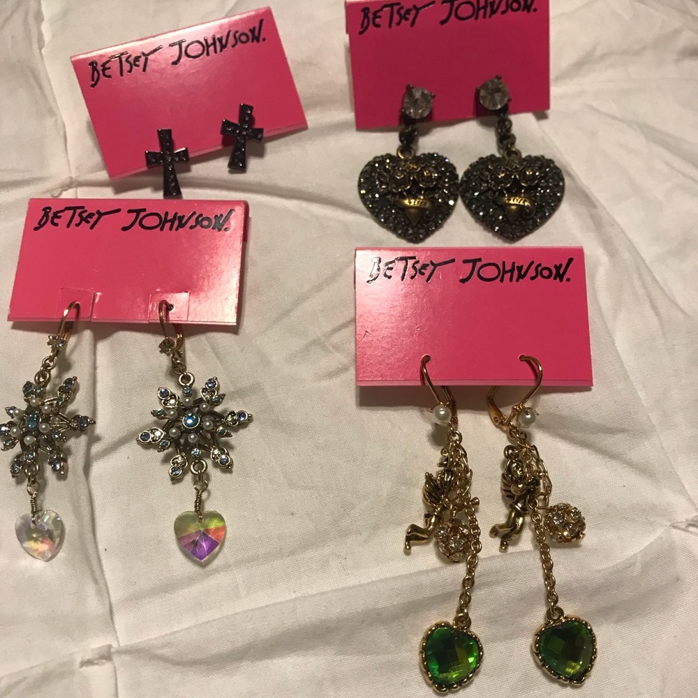 Betsey Johnson Earing Bundle